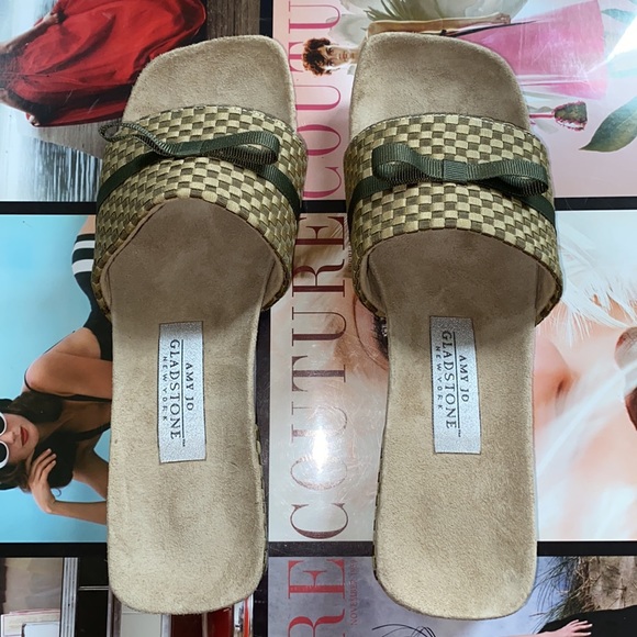 Amy Gladstone open toe slip on sandal size 7 - Picture 2 of 7